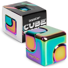 Carica l'immagine nel visualizzatore di Gallery, Bopster Fidget Cube Spinner | Spinner da mano in metallo anodizzato | Giocattolo sensoriale e antistress per bambini e a
