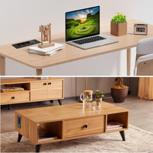 Carica l'immagine nel visualizzatore di Gallery, Ciabatta Elettrica Incassato da Tavolo, Ciabatta Multipresa con 3 Prese, 2 USB A+2 USB C, 3 Interruttori Separati per Ta