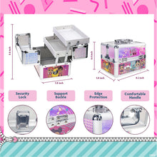 Carica l'immagine nel visualizzatore di Gallery, L.O.L Surprise! Townley Girl Train Case Il set di trucco cosmetico include lucidalabbra, luccichio per gli occhi e altro! per bambine, dai 5 anni in su Perfetto per feste, pigiama party e makeover