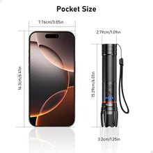 Carica l'immagine nel visualizzatore di Gallery, Blukar Torcia LED Ricaricabile, Torcia Potente con 2 Temperature di Colore