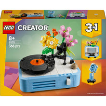 Carica l'immagine nel visualizzatore di Gallery, LEGO Creator 3 in 1 Giradischi con fiori 31172