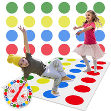 Carica l&#39;immagine nel visualizzatore di Gallery, WUGU Twisting Gioco, Gioco di Gruppo con Pad, Family Floor Gioco di società, Giochi di abilità di Squadra, Adatto per Feste di Compleanno e Riunioni (Punto Rotondo)