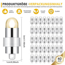 Carica l'immagine nel visualizzatore di Gallery, HOSPAOP 40 mini luci a LED per palloncini, impermeabili, illuminazione per lanterne di carta, lanterne di carta, matrimo