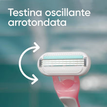Carica l'immagine nel visualizzatore di Gallery, Gillette Venus Extra Comfort Oceana Rasoio Da Donna Usa E Getta A 3 Lame, Confezione Da 4