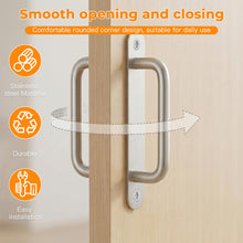 Carica l'immagine nel visualizzatore di Gallery, 2 Pezzi Maniglia Porta Scorrevole Acciaio Inox,Maniglie per Porte Scorrevoli per Porta per Cassetti Porte Armadietto Arm
