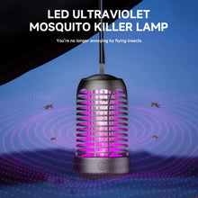 Carica l'immagine nel visualizzatore di Gallery, Lampada Antizanzare a LED, Potente Sterminatore di Mosche, Ultimi Modelli UV Uccisione Mosca Elettrico, Adatta per Camer