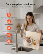 Carica l'immagine nel visualizzatore di Gallery, VEVOR Pietra per Pizza, Pietra da Forno per Pizza Rettangolare in Cordierite da 406 x 355 x 15 mm, con Raschietto, Cordi