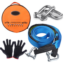 Carica l'immagine nel visualizzatore di Gallery, Cinghia Traino Fuoristrada Auto, 9T Corda Traino Elastica Recupero Tuning (5M), Heavy Duty Car Essentials Professionale 