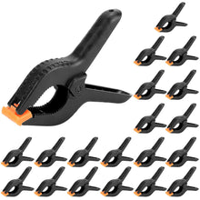 Carica l'immagine nel visualizzatore di Gallery, QWORK® 20pz Morsetti a Molla in Nylon 2.5 Pollici 6.5 cm per Fai da te, Falegnameria, Studi Fotografici, Telone