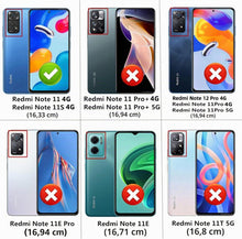 Carica l'immagine nel visualizzatore di Gallery, Cover per Xiaomi Redmi Note 11S 4G/Redmi Note 11 4G e 2 Vetro Temperato Custodia con Scorrevole Protezione Fotocamera Cu