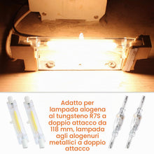 Carica l'immagine nel visualizzatore di Gallery, 4 PCS Portalampada a LED R7S 118 mm
