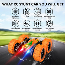 Carica l'immagine nel visualizzatore di Gallery, Mieryd Macchina Telecomandata per Bambini, 4x4 RC Auto Radiocomandata Acrobatica con Luce Giochi Bambini 3 4 5 6 7 8 Ann