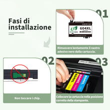 Carica l'immagine nel visualizzatore di Gallery, Greenjob 604XL Compatibili per Epson 604 XL Multipack per Expression Home XP-2200 XP-2205 XP-3200 XP-3205 XP-4200 XP-4205 Workforce WF-2910 WF-2930 WF-2935 WF-2950 (10 Pezzi)