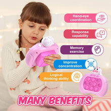 Carica l'immagine nel visualizzatore di Gallery, Pop Elettronico Gioco, Quick Push Bubble Game Fidget Toys Pro per Bambini e Adulti, Pop Squeeze Toys Pulsante Puzzle Gam