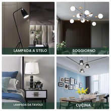 Carica l'immagine nel visualizzatore di Gallery, Aigostar - Lampadine LED E14, 7 W Equivalenti a 49 W, Luce Bianca Fredda 6500K, 620 Lumen, G45 Lampadina, Pacco da 5
