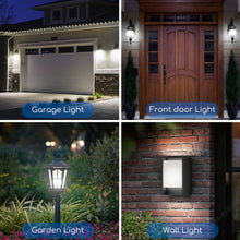 Carica l'immagine nel visualizzatore di Gallery, Aigostar Lampadina LED Sensore Crepuscolare, E27 Lampadina Con Sensore (6500K)