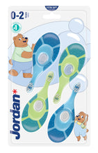 Carica l'immagine nel visualizzatore di Gallery, Jordan* ® | Step 1 Spazzolino da denti Bambini | Spazzolino per bambini di età 0-2 anni | Setole morbide, senza BPA |Col
