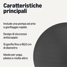 Carica l'immagine nel visualizzatore di Gallery, Amazon Basics Yoga Exercise Ball