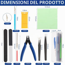 Carica l'immagine nel visualizzatore di Gallery, 10PCS Gundam Model Modello Building Tools Kit, Set di Strumenti di Base per il Modellismo, Set di Costruzione per Hobby,