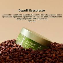 Carica l'immagine nel visualizzatore di Gallery, Yepoda The Depuff Eyespresso, patch occhi con caffeina e tè verde. Decongestionano e rivitalizzano il contorno occhi. Ve