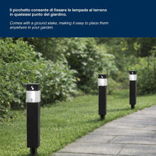 Carica l'immagine nel visualizzatore di Gallery, BEPER P207ILO030 Set 3 Lampade Solari Segnapassi da Giardino, Luci Solari LED da Esterno con Picchetto, Accensione Autom