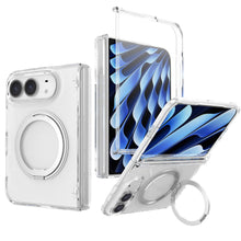 Carica l'immagine nel visualizzatore di Gallery, Lemxiee Magnetica Cover per iPhone Duo Case con Pellicola Vetro Temperato