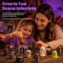 Carica l'immagine nel visualizzatore di Gallery, Calendario dell'Avvento di Halloween 2026, 24 giorni di Halloween, conto alla rovescia con sorpresa, bambola spaventosa,