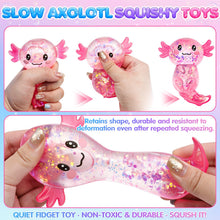 Carica l'immagine nel visualizzatore di Gallery, 2 Pezzi Squeeze Giocattoli,Axolotl Squeezes Toy,Axolotls Squishy