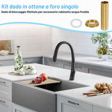 Carica l'immagine nel visualizzatore di Gallery, 150 × 31.5 mm Tubo Filettato Rubinetto, Acciaio Inox Prolunga per Tubo Filettato, Raccordi per Rubinetteria, Riparazione