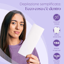 Carica l'immagine nel visualizzatore di Gallery, 160 strisce depilatorie in tessuto non tessuto per ceretta