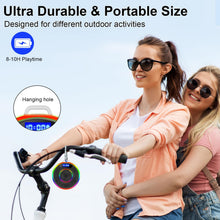 Carica l'immagine nel visualizzatore di Gallery, Cassa Doccia Bluetooth 5.3, Altoparlante Bluetooth IP7 Impermeabile con Ventosa, Shower Speaker Bluetooth con Luce RGB, 8Ore Stereo Cassa Bluetoth Portatile, Chiamata Senza Mani, per Doccia Viaggi