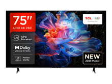 Carica l'immagine nel visualizzatore di Gallery, TCL 75V6C TV 75" 4K UHD Smart LED TV, 4K HDR, Google TV con design senza bordi (Dolby Audio, Motion Clarity, compatibile con Google Assistant e Alexa)