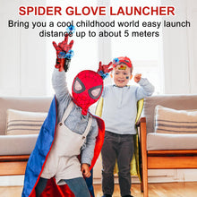 Carica l'immagine nel visualizzatore di Gallery, Launcher Glove, Spiderm Guanti per Bambino, Spider Launcher Guanto con con Spiderm Maschera, Guanti Launcher per Giochi, Spider Web Launcher Toy, Cosplay Giocattoli da Polso Se (A)
