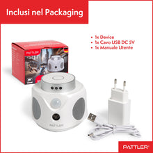 Carica l&#39;immagine nel visualizzatore di Gallery, PATTLER Dissuasore per Topi ad Ultrasuoni, Repellente Ultrasuoni Topi, Ultrasuoni per Topi a 360°, Ultrasuoni per Topi da Esterno e da Interno, Scaccia Topi, Pest Reject, Dissuasori per Topi