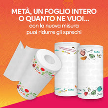 Carica l'immagine nel visualizzatore di Gallery, Scottex Quanto Basta, Carta Da Cucina, Opzione Mezzo Strappo, 3 Maxi Rotoli