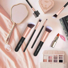 Carica l'immagine nel visualizzatore di Gallery, BESTOPE Set di 16 Pennelli per il Make-up Professionali per il Trucco, Eyeliner, Ombretto, Sopracciglia, Fondotinta Liquido, Oro Rosa