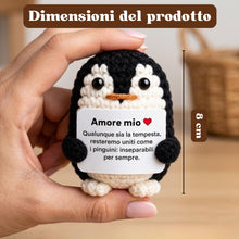 Carica l'immagine nel visualizzatore di Gallery, Pinguino Peluche dell’Amore – Regalo Romantico per Fidanzato o Fidanzata, Idea Regalo Anniversario, Mesiversario o Matri