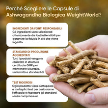 Carica l'immagine nel visualizzatore di Gallery, Ashwagandha e Pepe Nero Bio, 180 Capsule Vegane, 6 Mesi di Scorta Bio