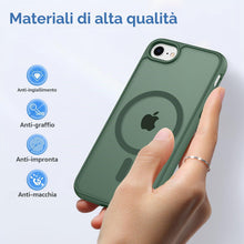 Carica l'immagine nel visualizzatore di Gallery, Natiiozie Magnetica Cover per iPhone SE 3/2 (2022/2020), iPhone 8/7 Compatibile con MagSafe Custodia Traslucida Opaca Po
