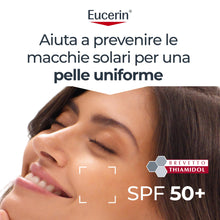 Carica l'immagine nel visualizzatore di Gallery, Eucerin Pigment Control Sun Fluid SPF 50+ 50 ml, Crema solare viso 50+ con filtri UVA/UVB, Protezione solare viso 50+ an