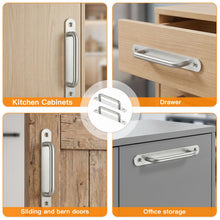 Carica l'immagine nel visualizzatore di Gallery, 2 Pezzi Maniglia Porta Scorrevole Acciaio Inox,Maniglie per Porte Scorrevoli per Porta per Cassetti Porte Armadietto Arm