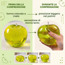 Carica l'immagine nel visualizzatore di Gallery, Squishy Mela 6 cm Turchese, Squishy Antistress Zucchero di Malto, Giocattolo Sensoriale a Ritorno Lento, Bolla Anti-Stre
