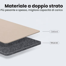 Carica l'immagine nel visualizzatore di Gallery, Viaviat Set di 2 tappetini per auto grandi e resistenti all'acqua, con 2 tasche in rete, protezione da polvere, fango e 