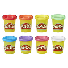 Carica l'immagine nel visualizzatore di Gallery, Play-Doh Pack de 8 Pots de Pâte à Modeler, Couleurs Arc-en-Ciel, 8 x 56 g, Activités Créatives pour Filles et Garçons dè