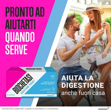 Carica l'immagine nel visualizzatore di Gallery, BIOCHETASI Digestione Pocket, per Aiutare la Digestione anche Fuori Casa, Senza Zucchero, 18 Compresse Masticabili Gusto Arancia,