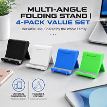 Carica l'immagine nel visualizzatore di Gallery, 4Pcs Porta Cellulare, Supporto Telefono Cellulare da Tavolo Regolabile