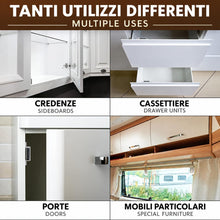 Carica l'immagine nel visualizzatore di Gallery, IPEA 10x Chiusure Magnetiche per Mobili, Porte, Armadi, Cassetti – 10 PEZZI – Marrone – Chiusura Magnetica con Calamita 