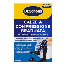 Carica l'immagine nel visualizzatore di Gallery, Dr. Scholl’s Flight Socks Calze a compressione graduata per viaggi in aereo