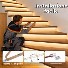 Carica l'immagine nel visualizzatore di Gallery, illuburg 12V Striscia LED COB Bianco Caldo 2700K 5m 400LED/m CRI90+ Dimmerabile Autoadesiva Banda Barra Strip Luminosa