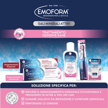 Carica l'immagine nel visualizzatore di Gallery, Emoform Dentifricio Gengive Sane 100ml - con Sali di Sodio ed Esetidina - Riduce il Sanguinamento Gengivale in oltre il 